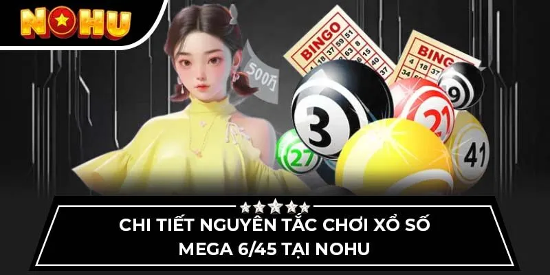 Chi tiết nguyên tắc chơi xổ số Mega 6/45 tại Nohu