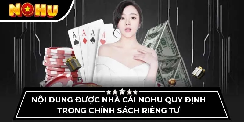 Nội dung được nhà cái NOHU quy định trong chính sách riêng tư